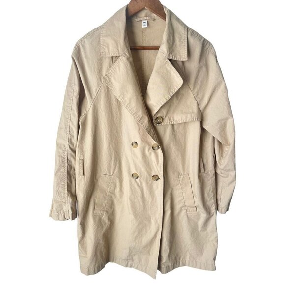 Bp Size Small Women’s Lightweight Trench Coat Overcoat Beige Tan - Picture 1 of 8